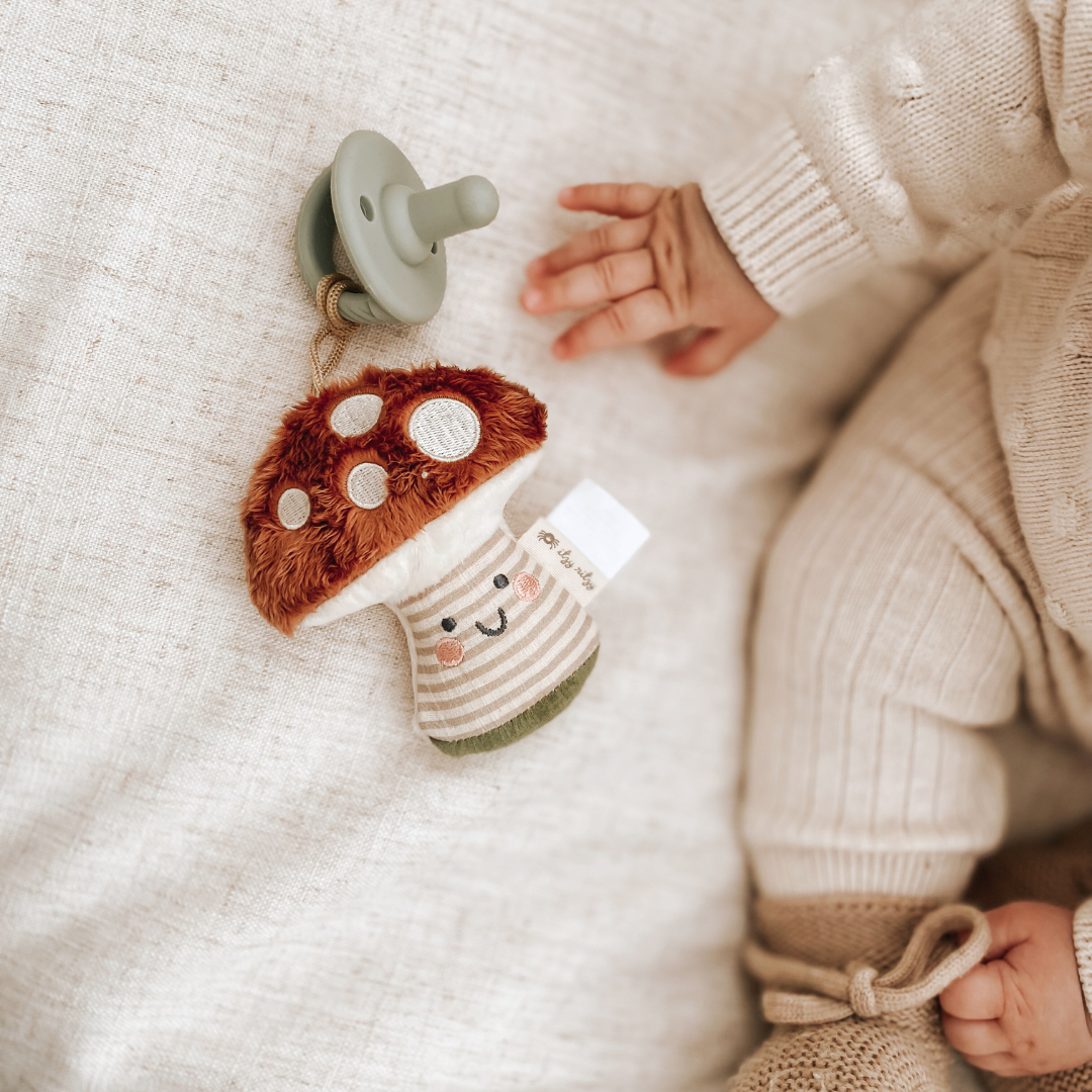 Sweetie Pal™ - Pacifier & Stuffed Animal Sweetie Pal™ Itzy Ritzy® Peyton the Mushroom