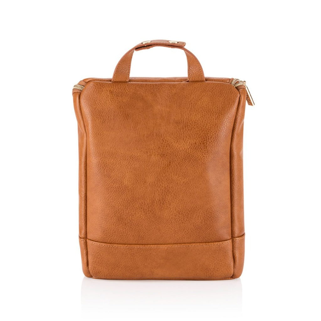 Chill Like A Boss™ Bottle Bag - Ships Week of 1/25 Bottle Bag Itzy Ritzy Cognac