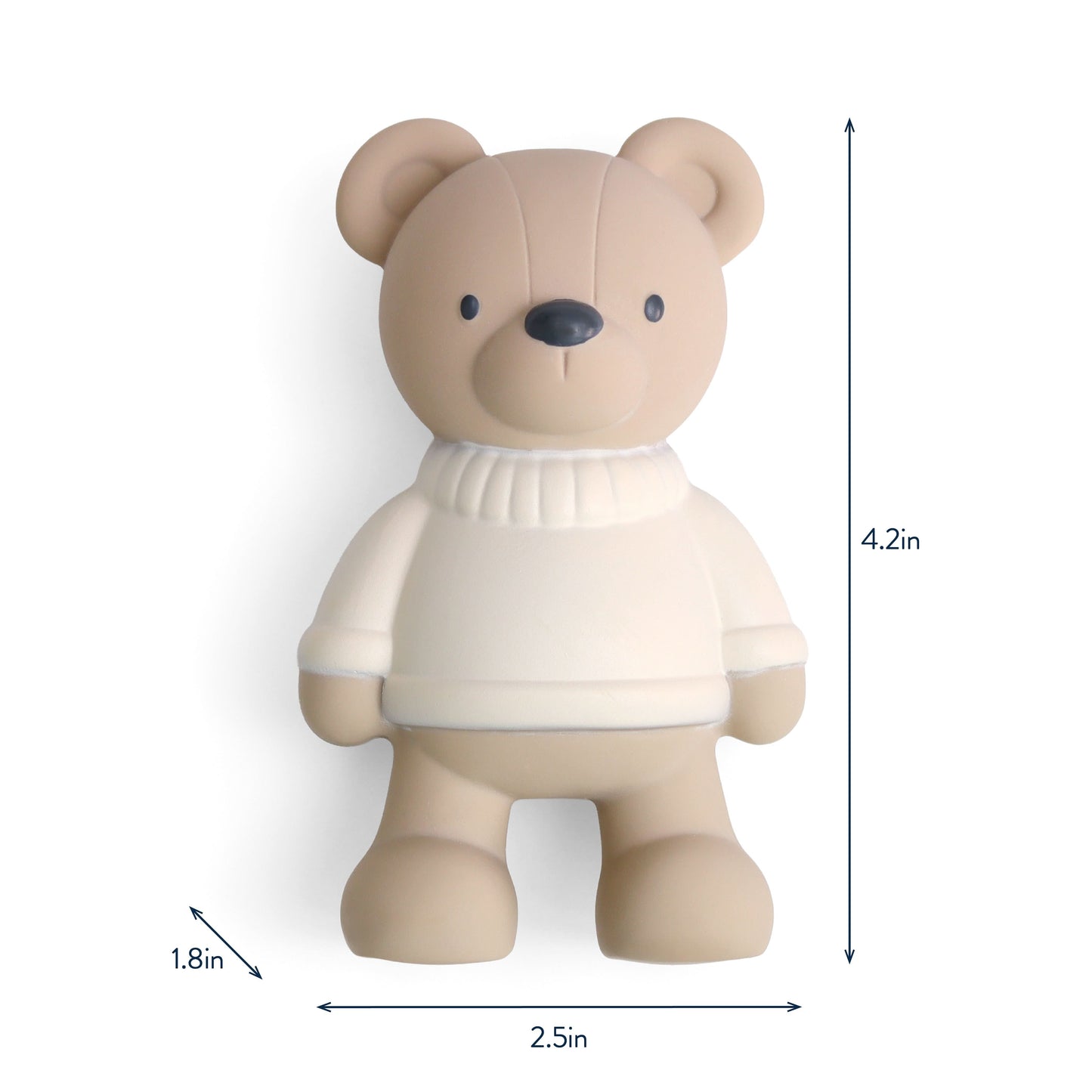 Comfort Crew™ Natural Rubber Latex Teether - Bear