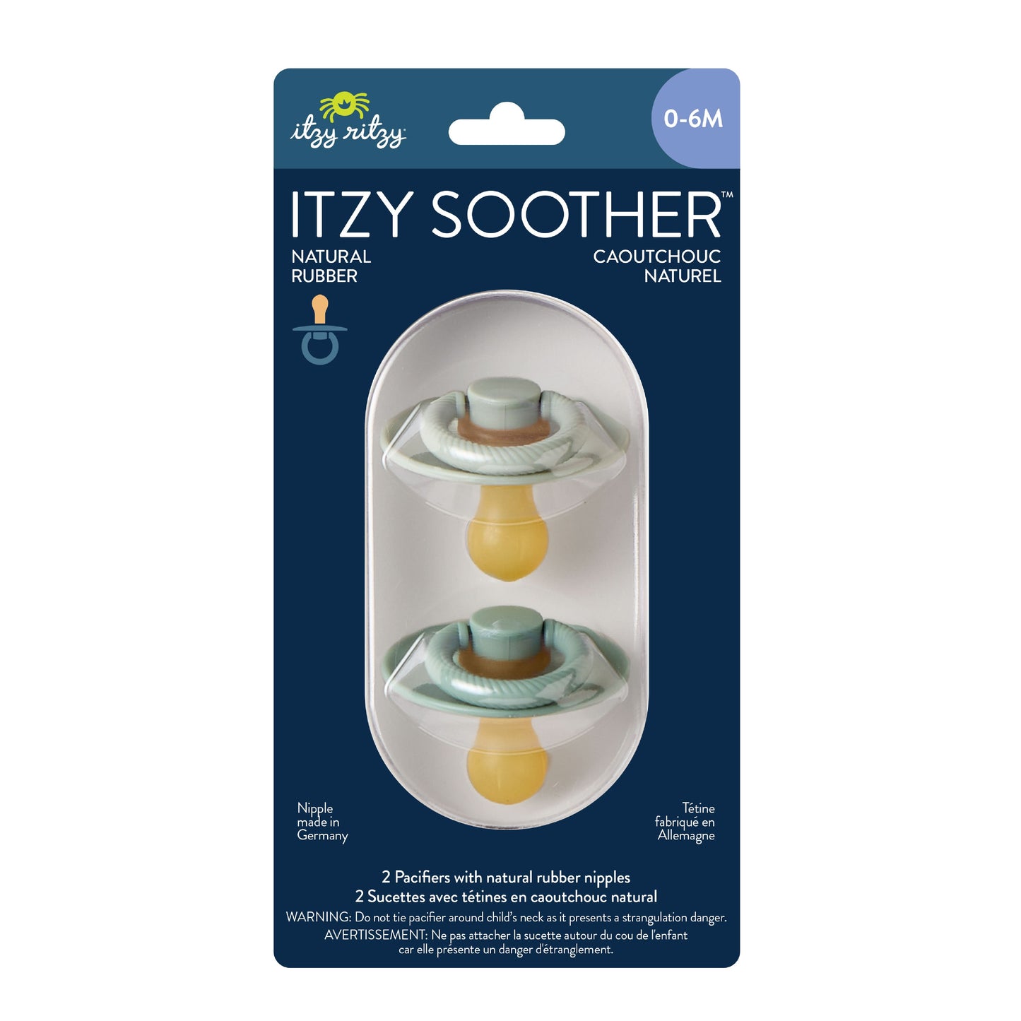 Itzy Soother™ Natural Rubber Pacifier - 0-6M Itzy Ritzy Harbor & Coast