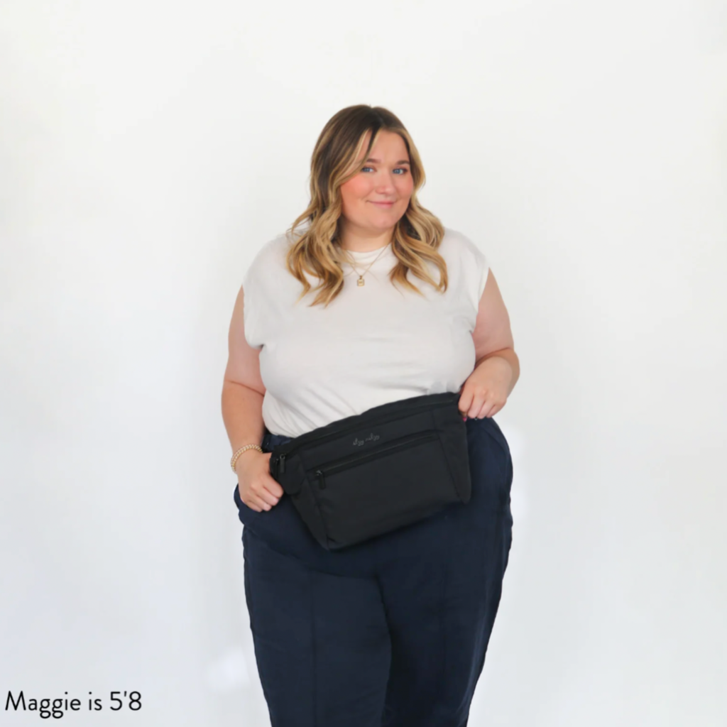 Pre-Order Ritzy Pack™ Fanny Pack & Crossbody Diaper Bag - Black