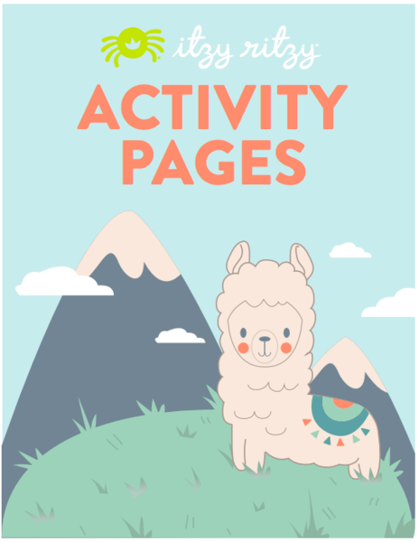 Itzy Ritzy Activity Pages - Let's Get Creative!