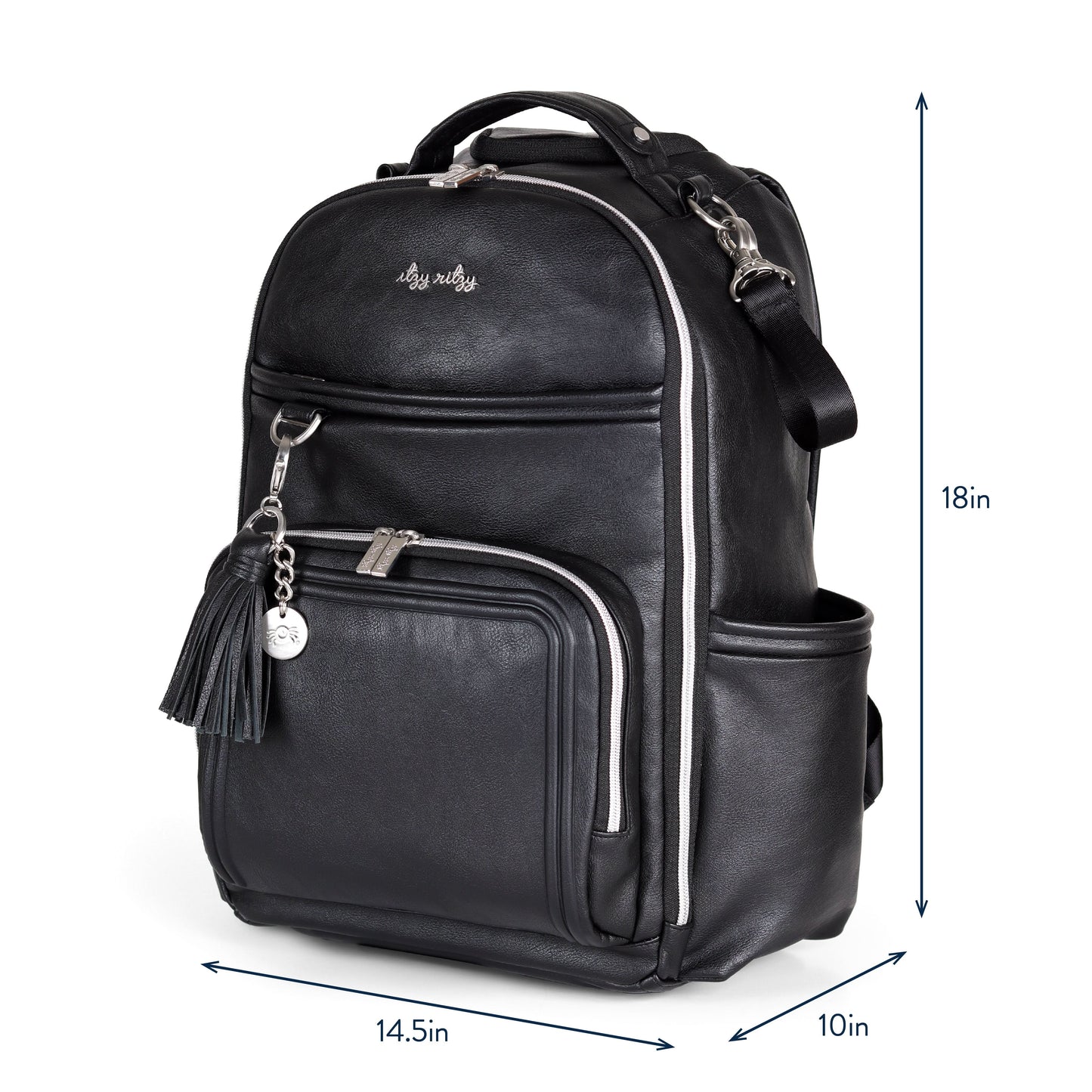 Boss Plus™ Large Diaper Bag Backpack Noir