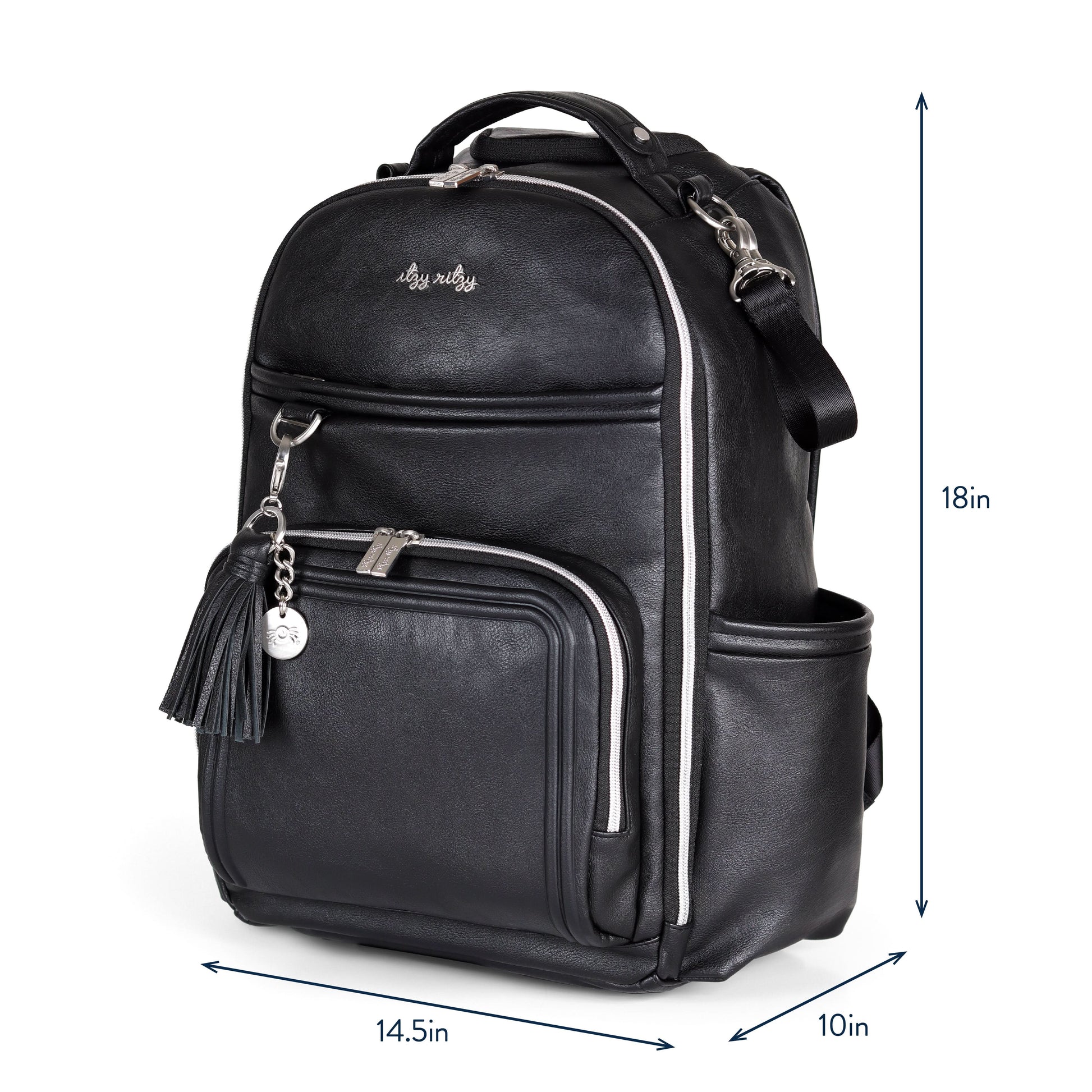 Boss Plus™ Large Diaper Bag Backpack Noir