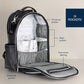 Boss Plus™ Large Diaper Bag Backpack Noir