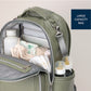 Boss Plus™ Large Diaper Bag Backpack Diaper Bag Itzy Ritzy® Matcha