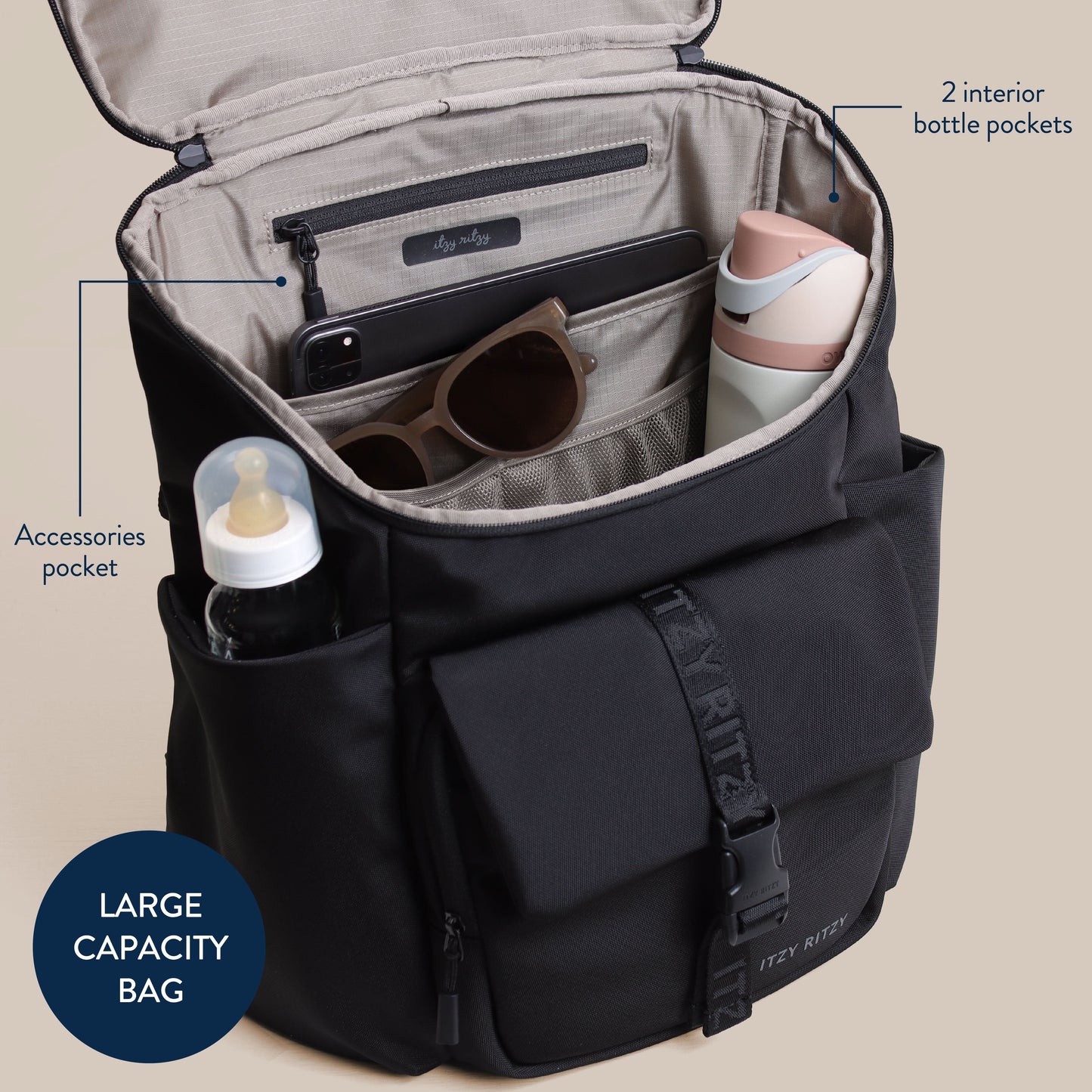 Belong Bucket  Backpack™ -Black