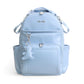 Ribbons & Roses & Teddy Blue Diaper Bag Bundle