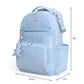 Boss Plus™ Large Diaper Bag Backpack Teddy Blue