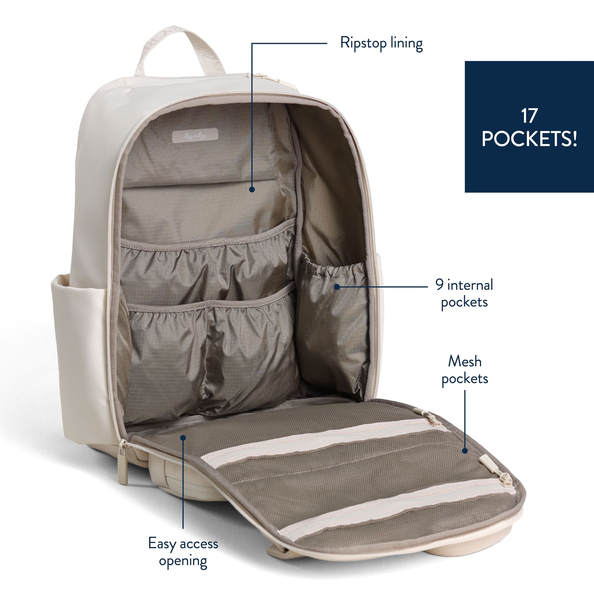 Belong Diaper Bag Backpack - Cream