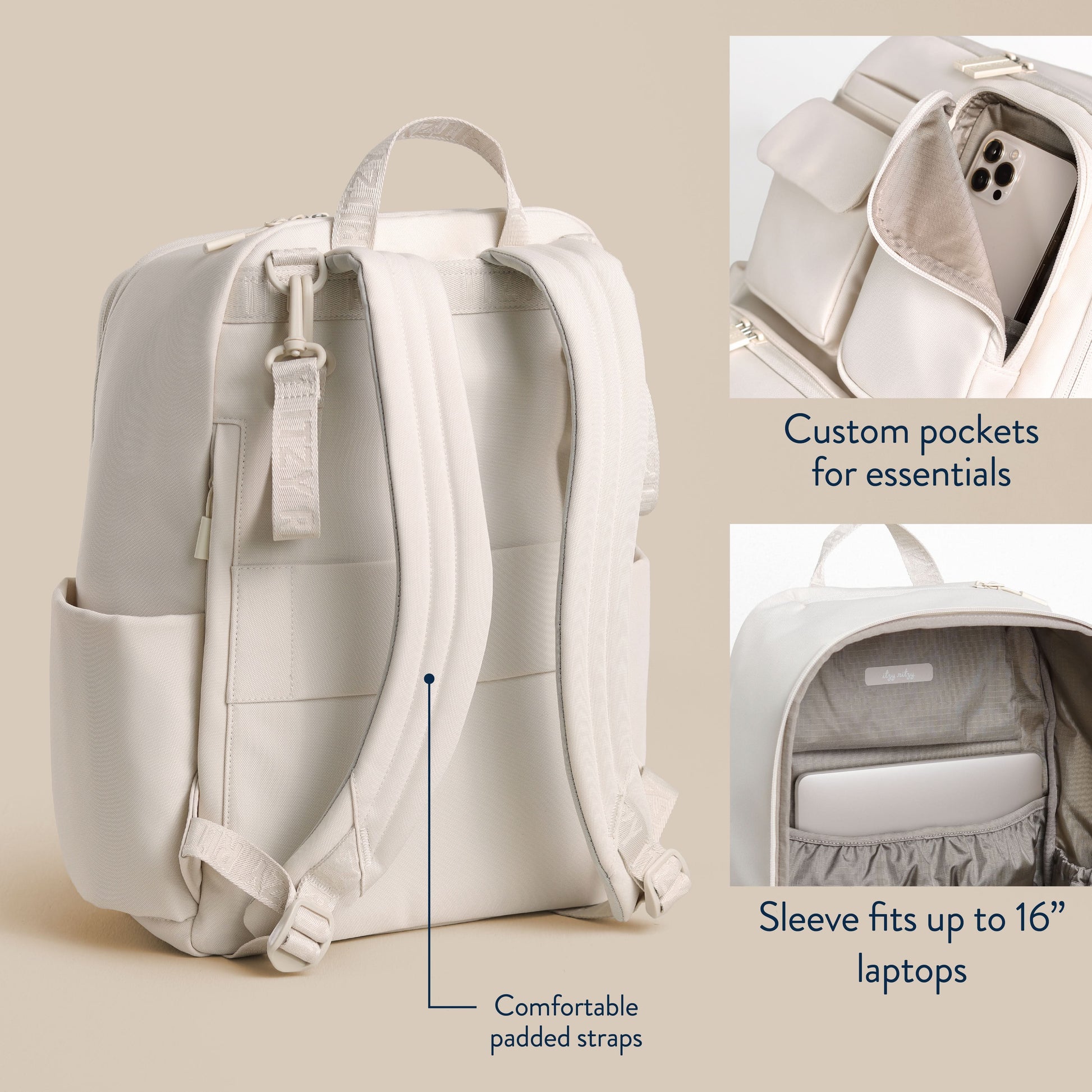 Belong Diaper Bag Backpack - Cream