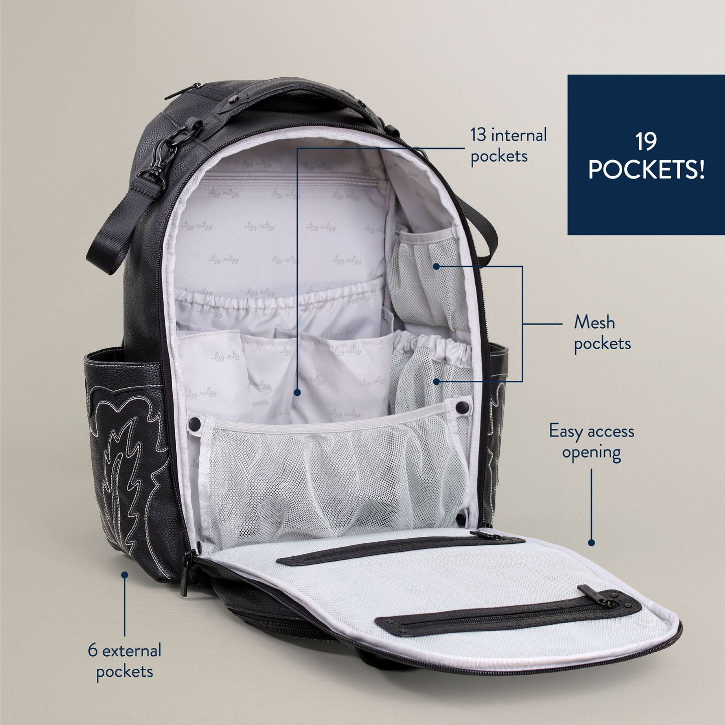 Boss Plus™ Large Diaper Bag Backpack Outlaw