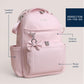 Boss Plus™ Large Diaper Bag Backpack Ribbons & Roses