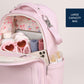 Boss Plus™ Large Diaper Bag Backpack Ribbons & Roses