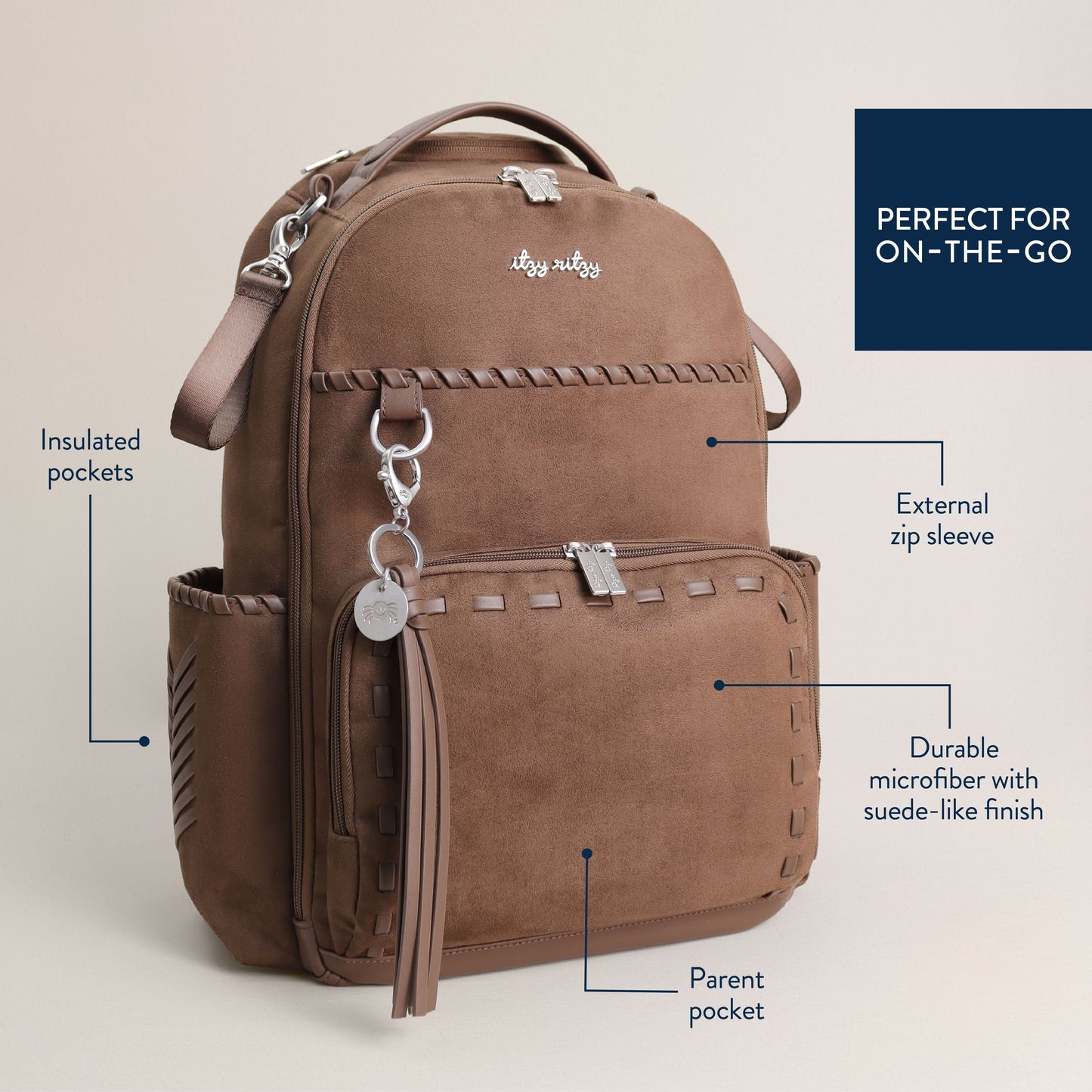 Boss Plus™ Large Diaper Bag Backpack Aspen