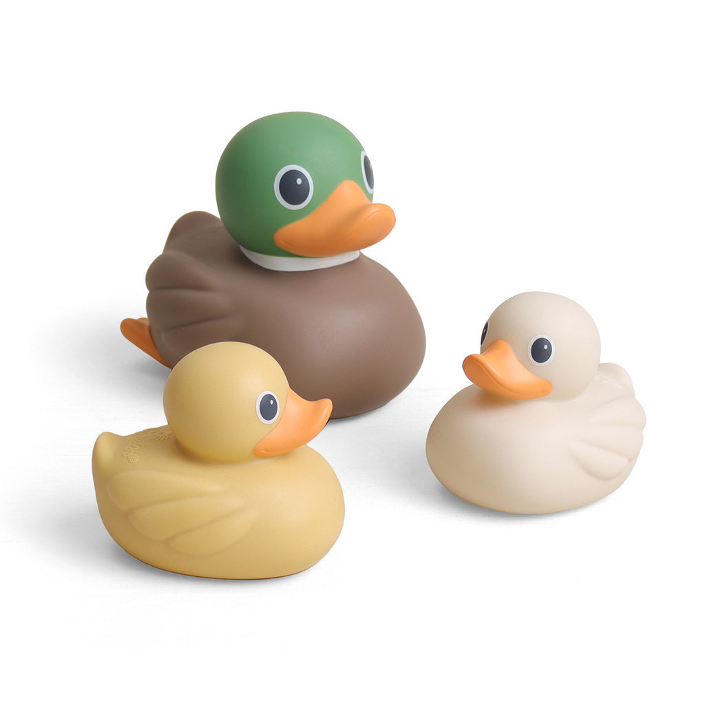 Itzy Ducky Family™ Bath Toy Set Mallard Family