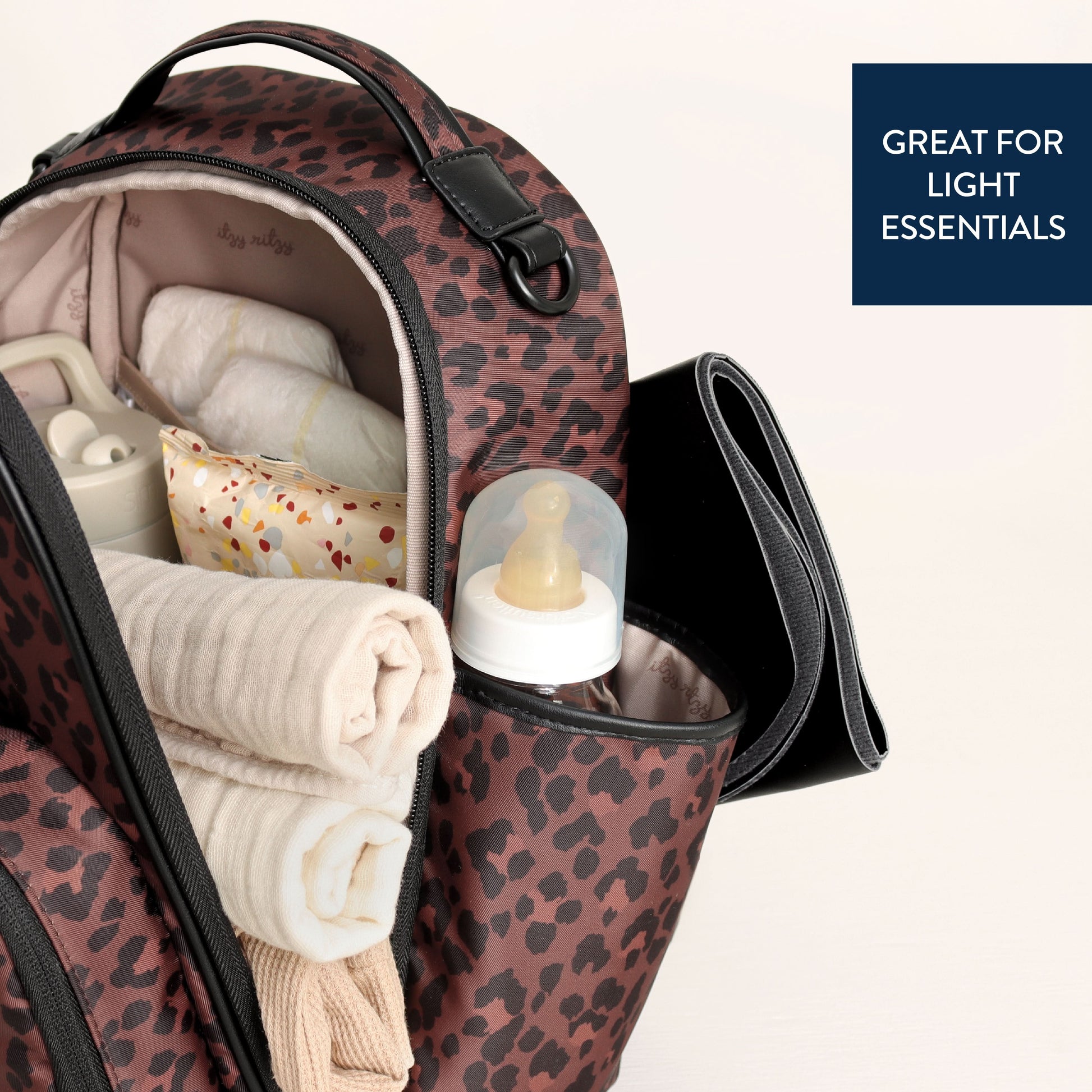 Itzy Mini Plus™ Diaper Bag Leopard