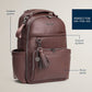 Boss Plus™ Large Diaper Bag Backpack Espresso