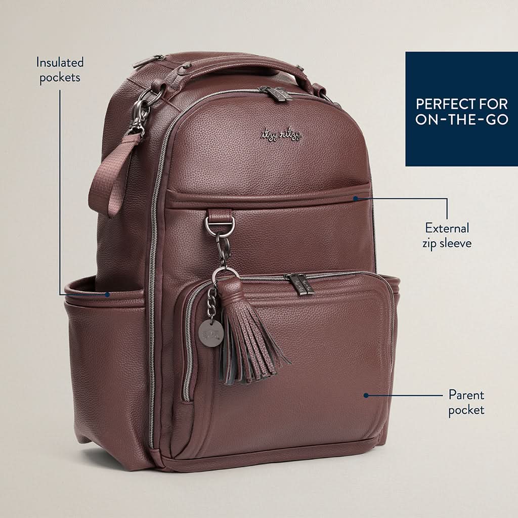 Boss Plus™ Large Diaper Bag Backpack Espresso