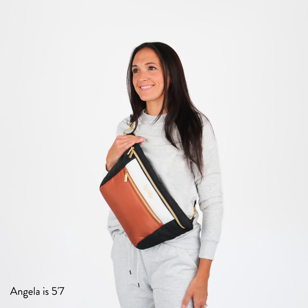 Pre-Order Ritzy Pack™ Fanny Pack & Crossbody Diaper Bag - Coffee & Cream