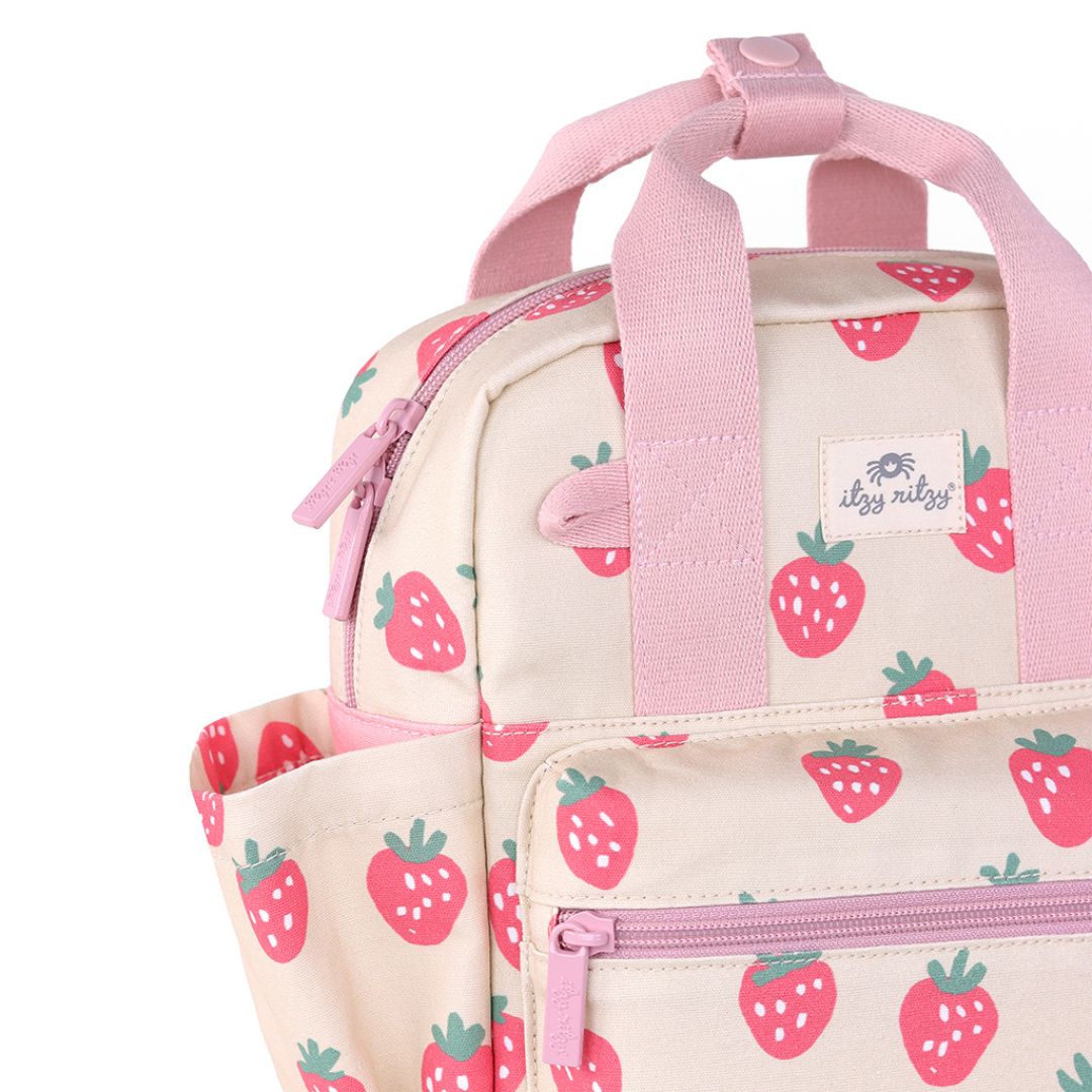 Itzy Bitzy Bag Toddler Backpack - Strawberries and Cream