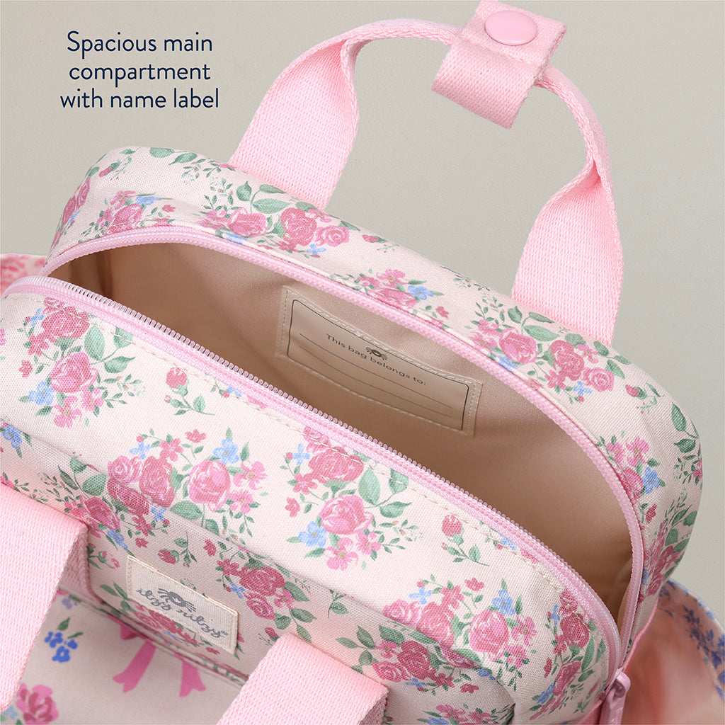 Itzy Bitzy Bag™ Toddler Backpack Ribbons & Roses