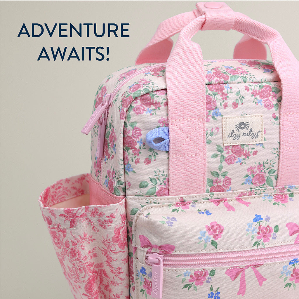 Itzy Bitzy Bag™ Toddler Backpack Ribbons & Roses