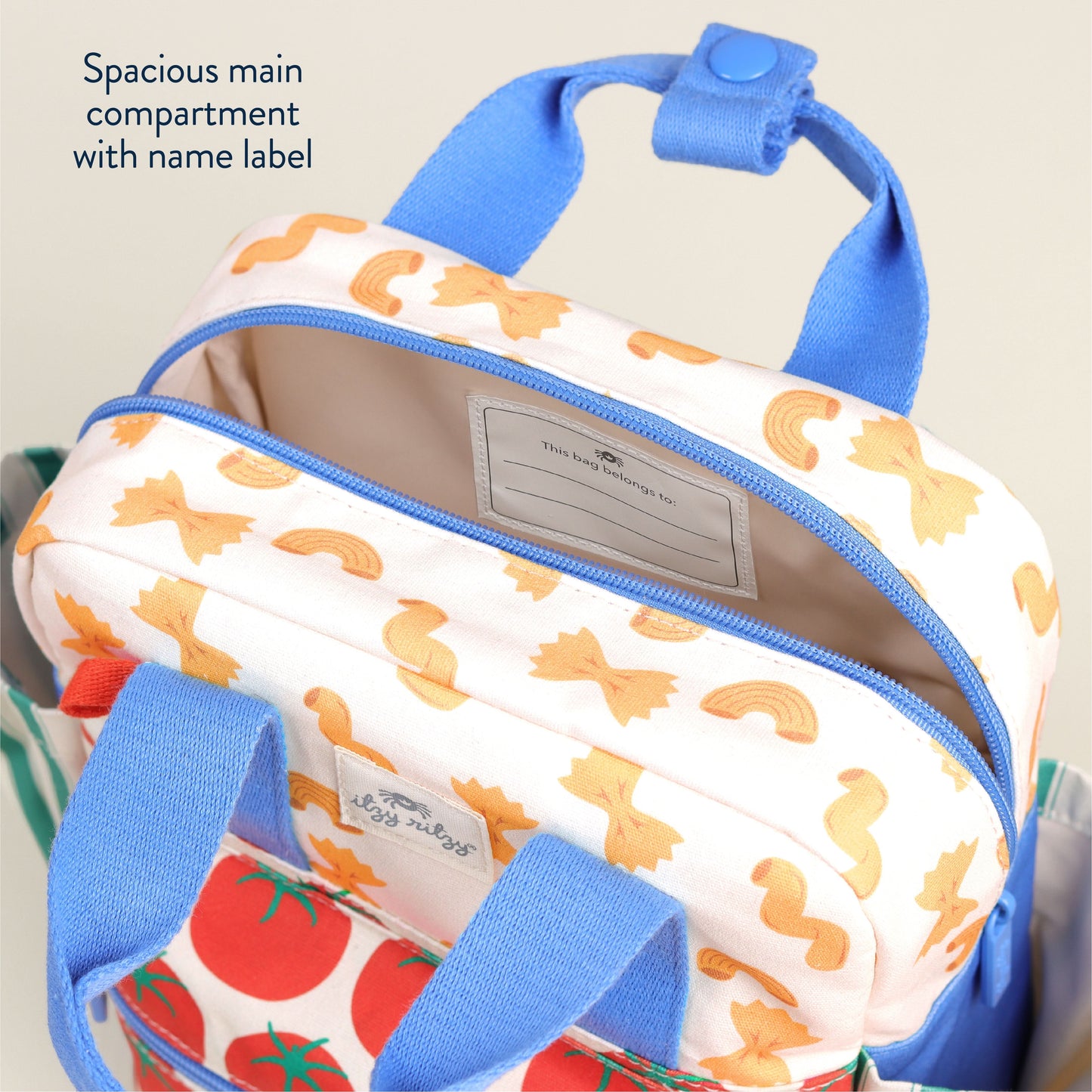 Itzy Bitzy Bag Toddler Backpack - Pasta La Vista