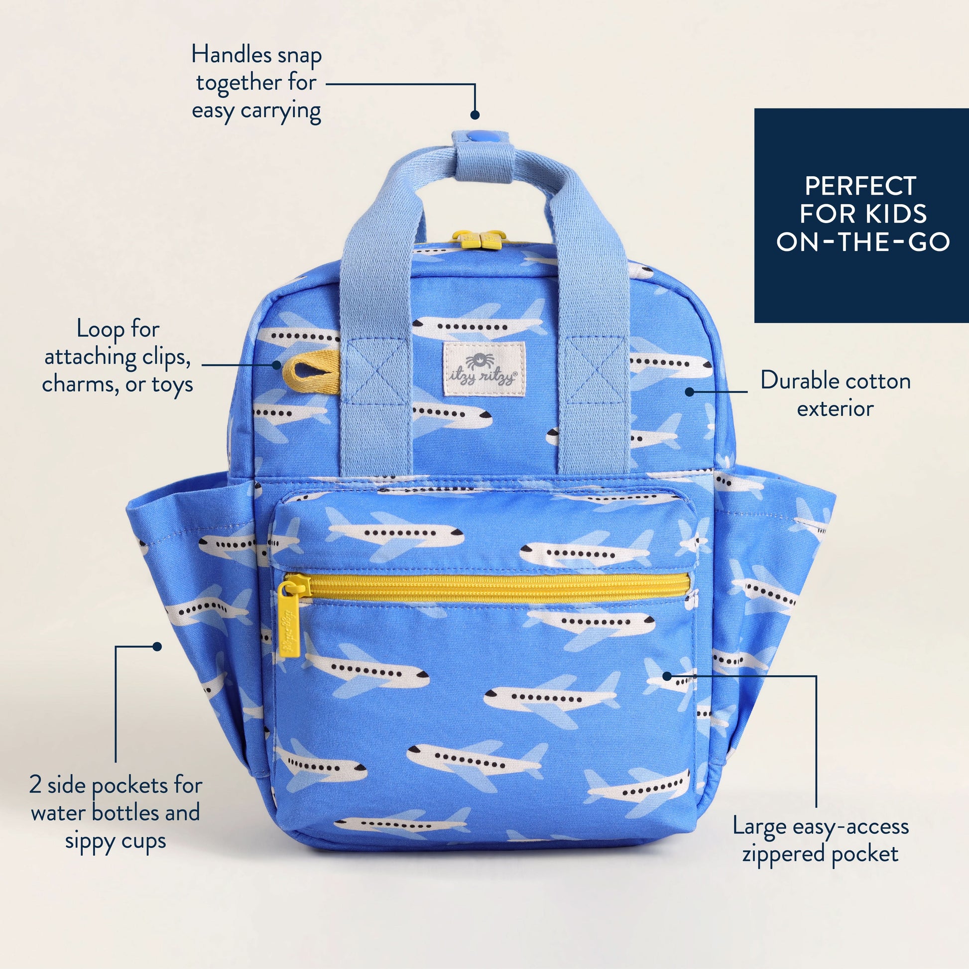 Itzy Bitzy Bag Toddler Backpack - Jetsetter