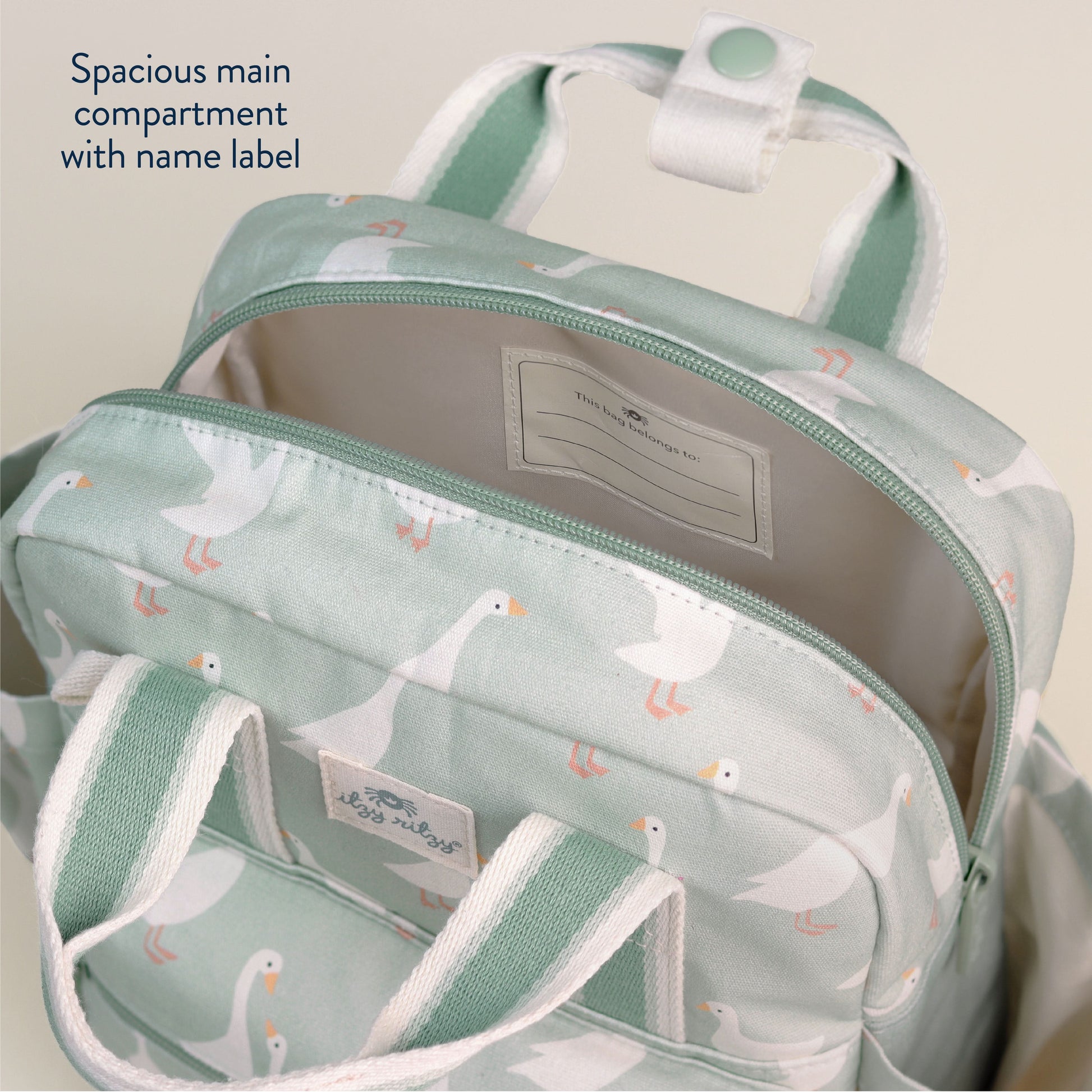 Itzy Bitzy Bag Toddler Backpack - One Silly Goose