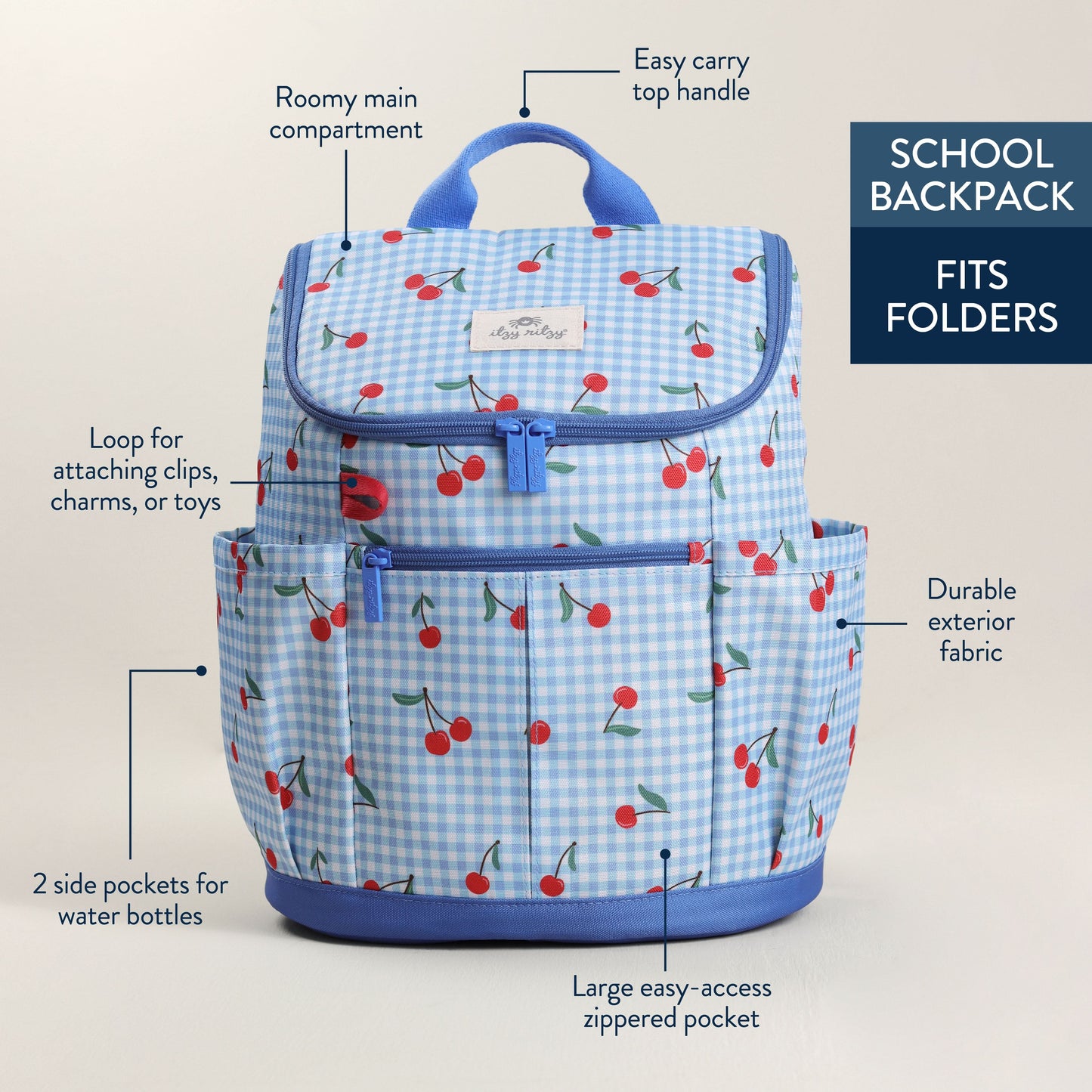 Itzy Big Kid Backpack™ - Cherry on Top