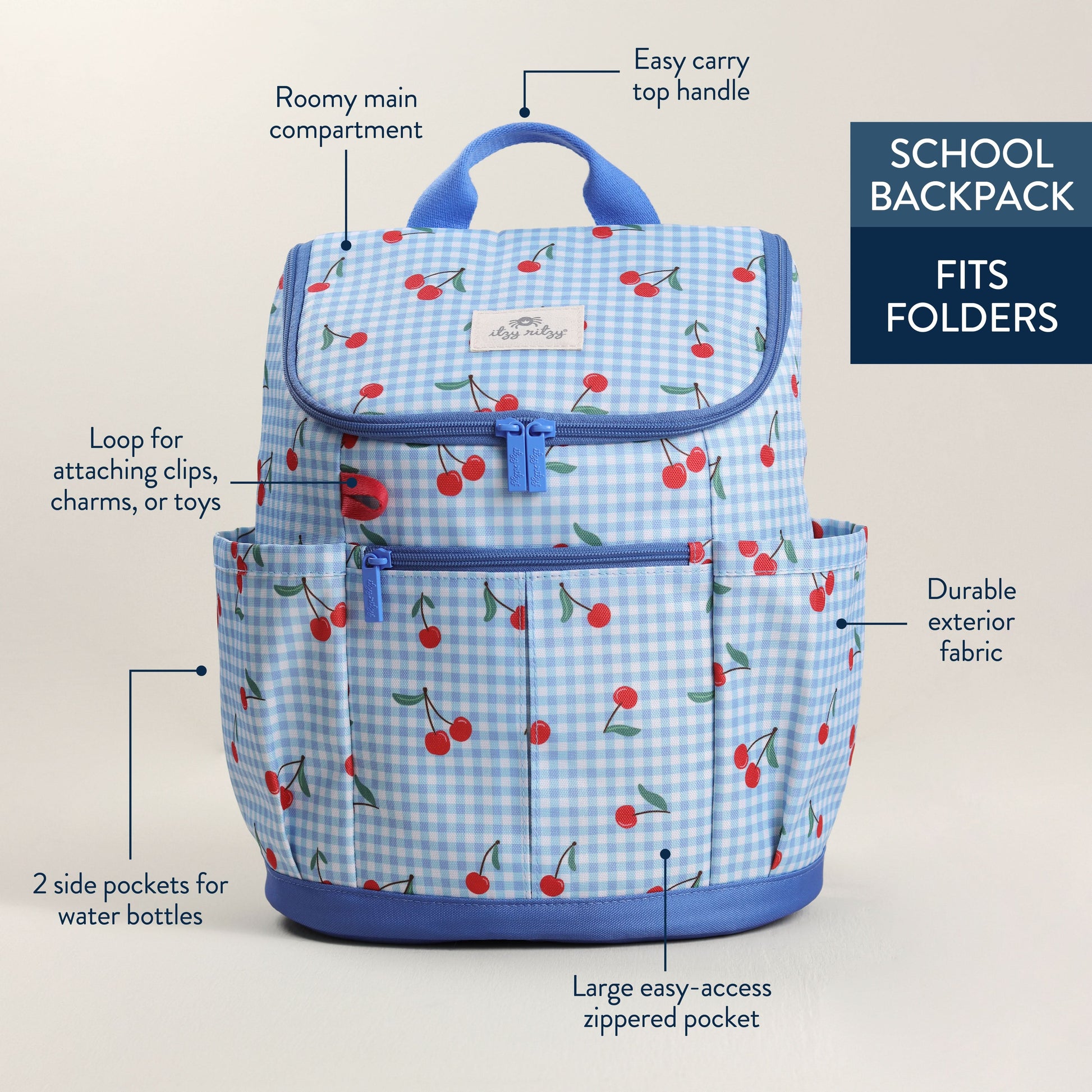 Itzy Big Kid Backpack™ - Cherry on Top