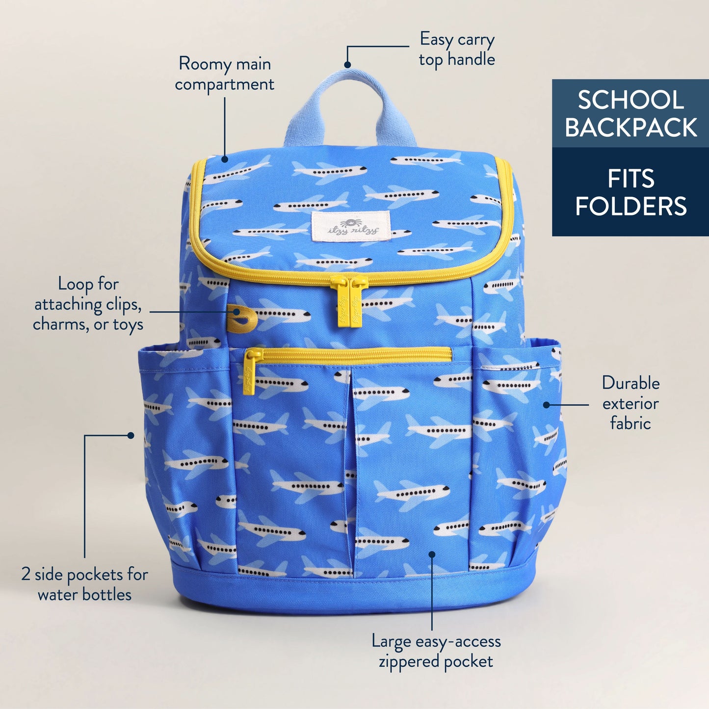 Itzy Big Kid Backpack™ - Jetsetter