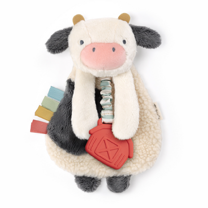 Itzy Lovey™ Plush and Teether Toy - Carmen the Cow