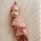 Cutie Cocoon™ - Baby Cocoon & Hat Set Cocoons Itzy Ritzy Terracotta Grid