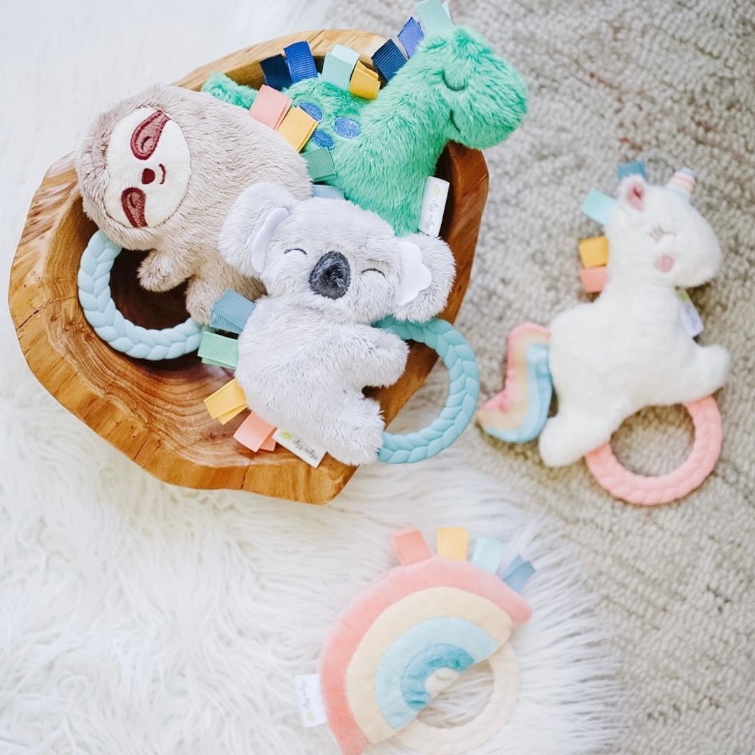 Ritzy Rattle Pal™ Plush Rattle Pal with Teether Toy Itzy Ritzy 