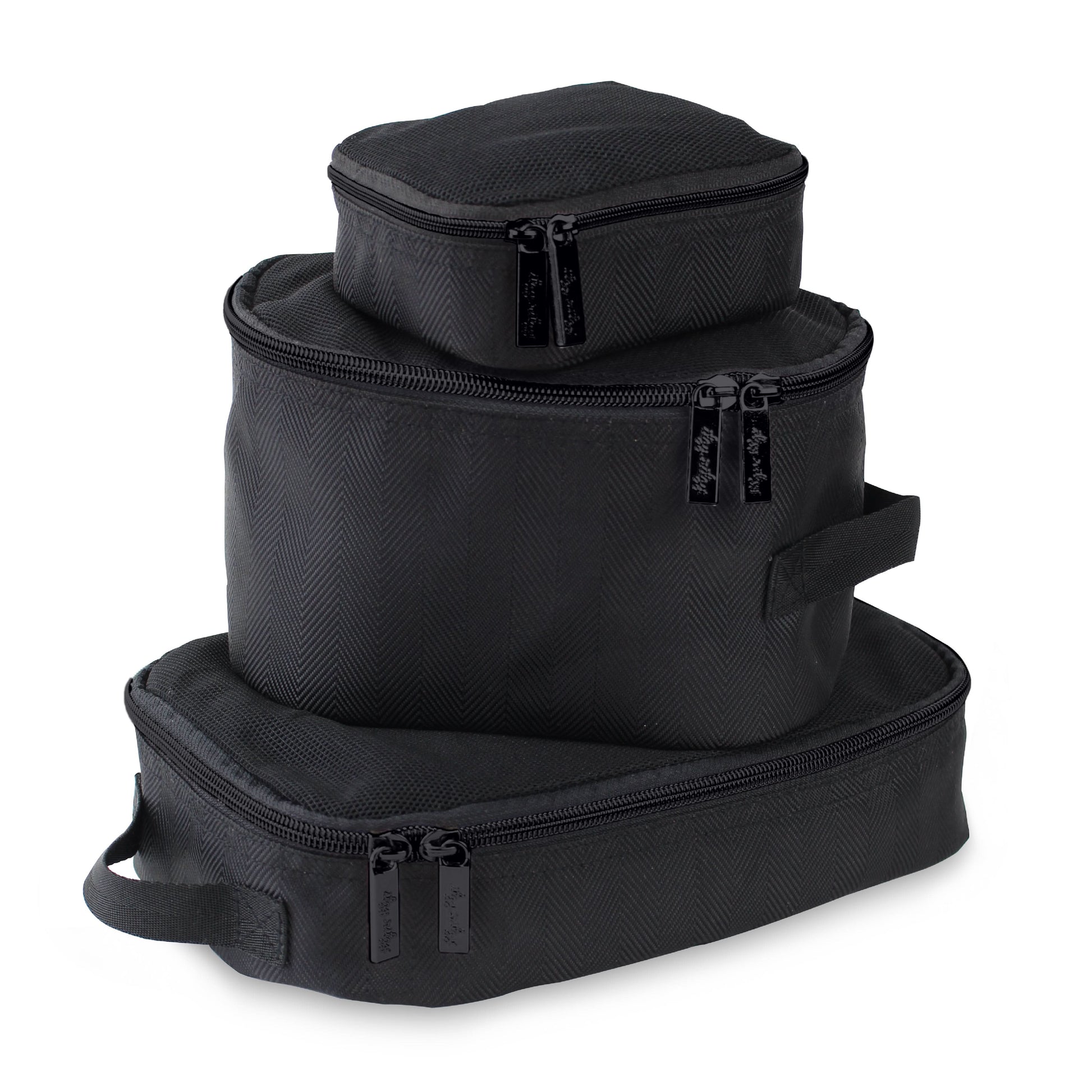 Pack Like A Boss™ Packing Cubes Storage Itzy Ritzy Matte Black