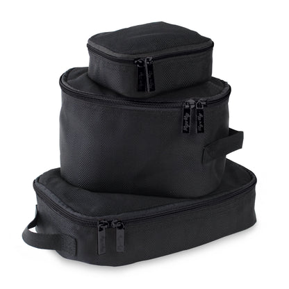 Pack Like A Boss™ Packing Cubes Storage Itzy Ritzy Matte Black