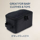 Pack Like A Boss™ Packing Cubes Storage Itzy Ritzy Matte Black