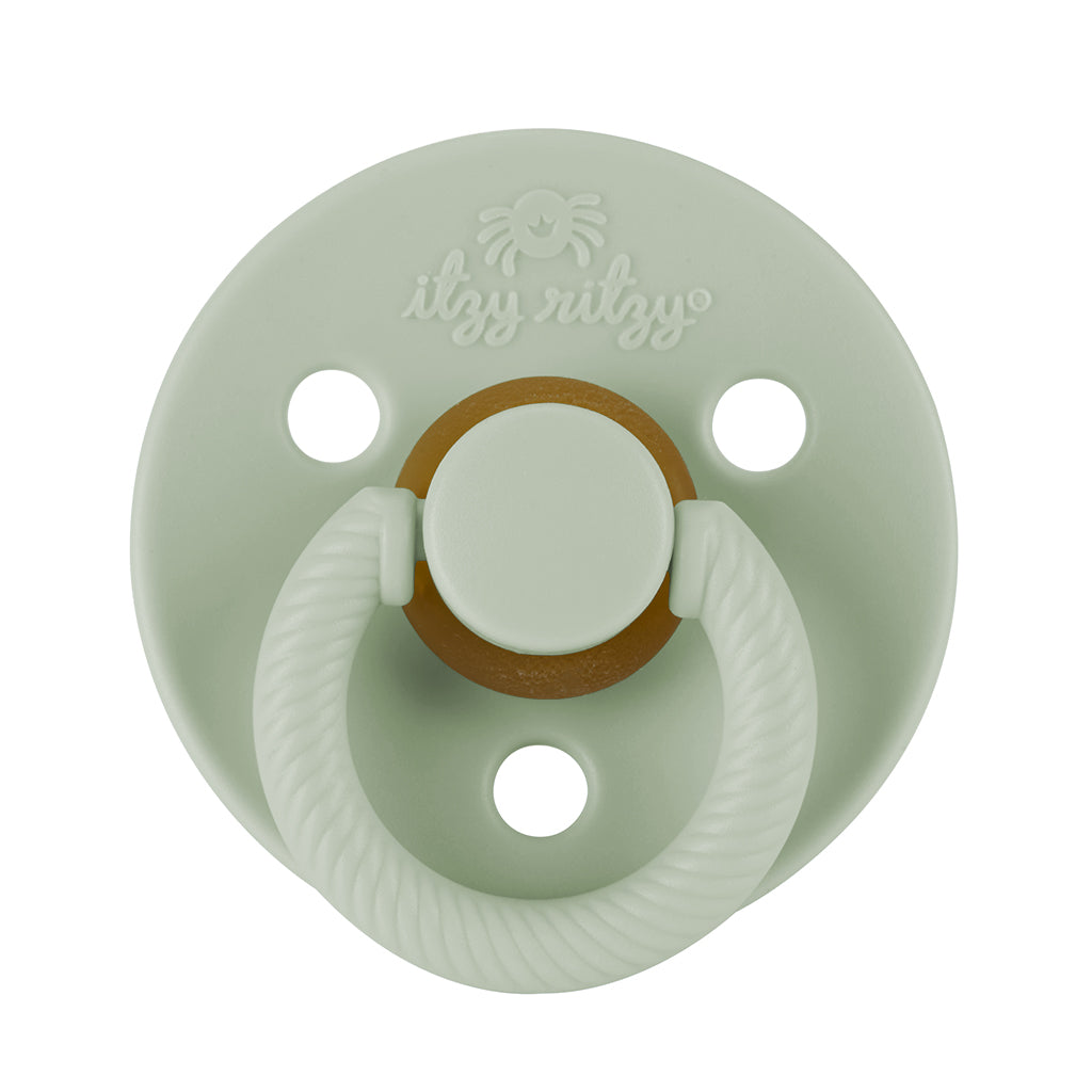 Itzy Soother™ Natural Rubber Pacifier - 0-6M  Succulent & Agave