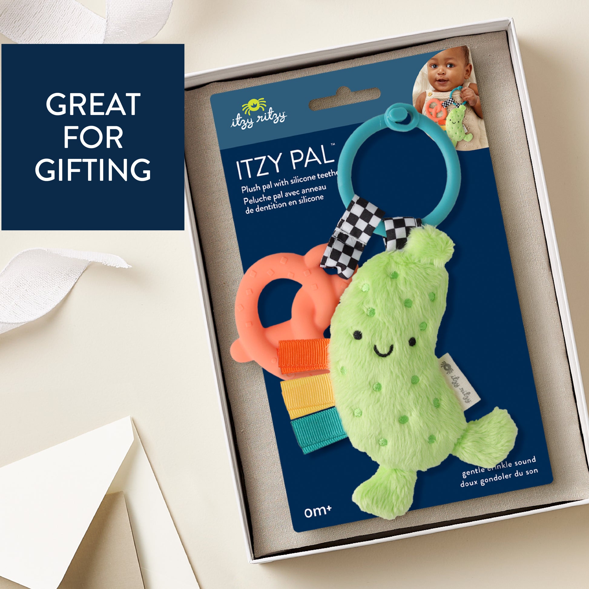 Itzy Pal™ Plush + Teether (Mushroom) Itzy Pal™ Plush + Teether (Mushroom)