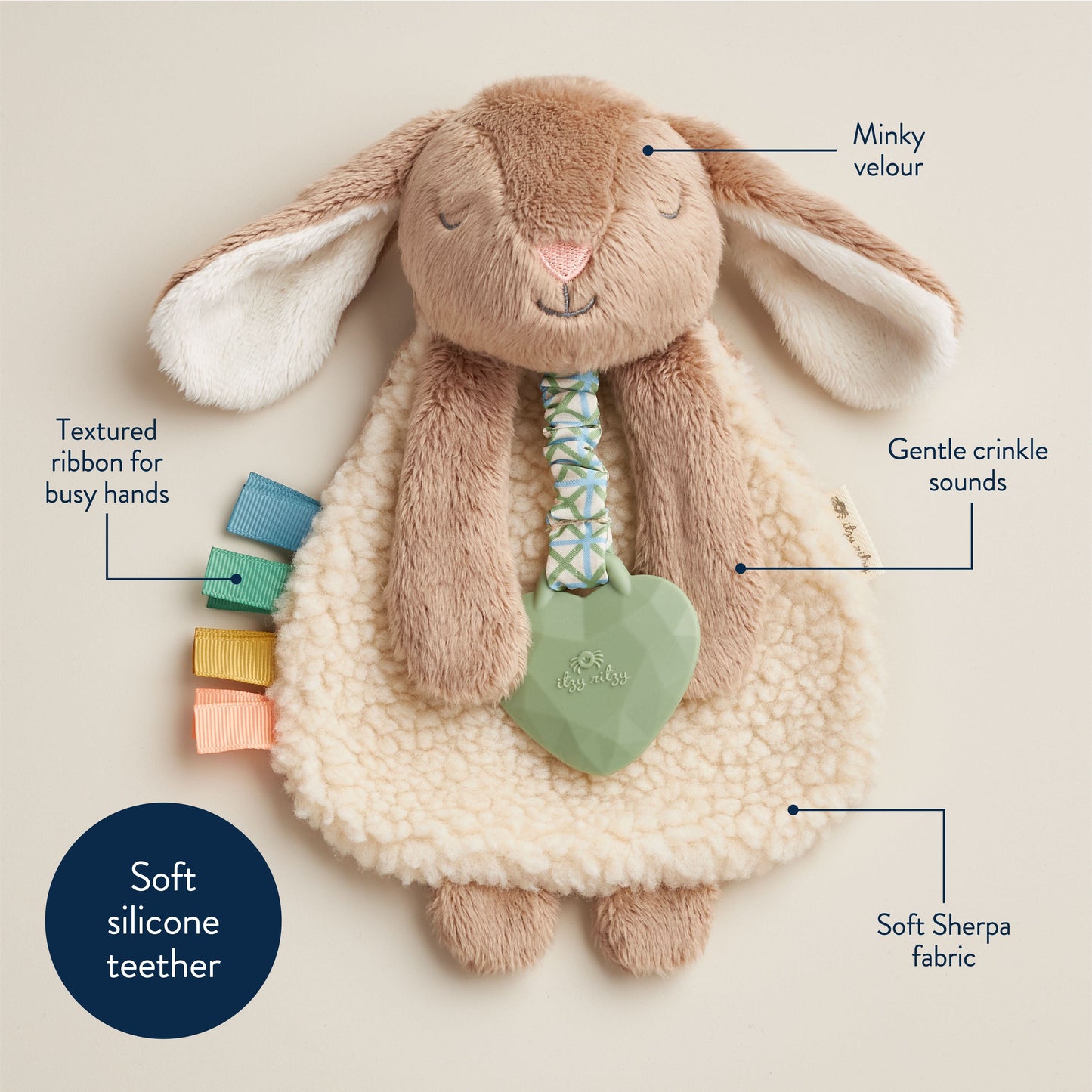 Lovey Pal™  Bunny - Taupe