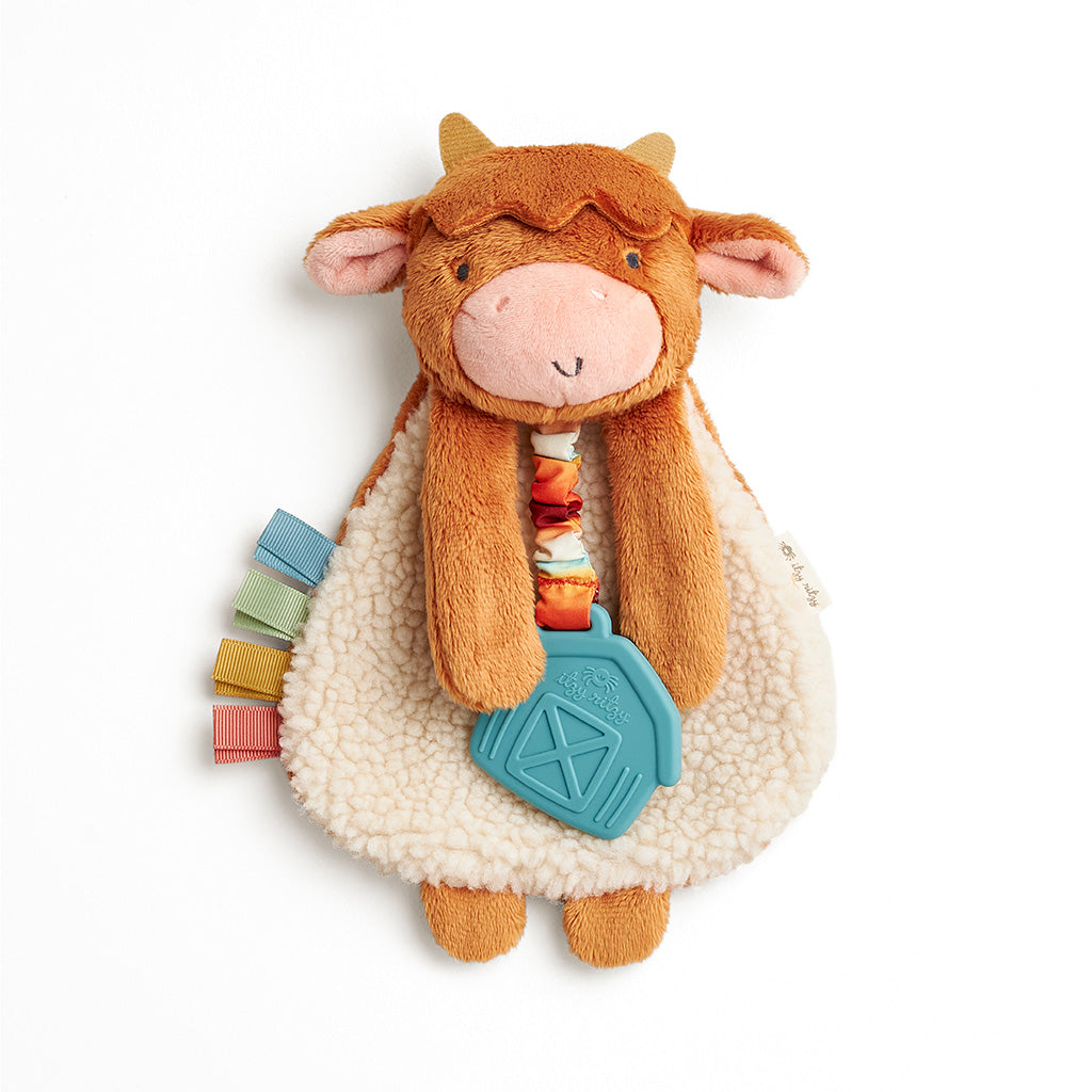 Itzy Lovey™ Plush and Teether Toy Wyatt the Highland Cow