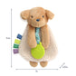 Itzy Lovey™ Plush and Teether Toy Trevor the Puppy