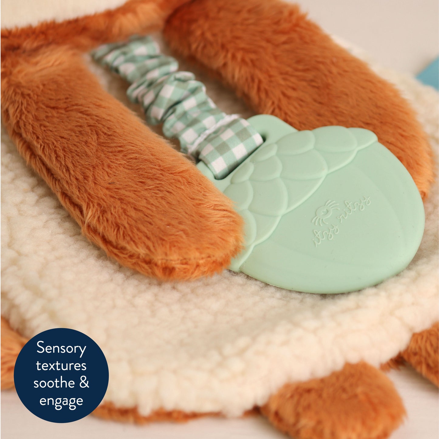 Babylist x Itzy Lovey™ Plush and Teether Toy - Alex the Fox (Babylist Exclusive!)