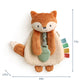 Babylist x Itzy Lovey™ Plush and Teether Toy - Alex the Fox (Babylist Exclusive!)