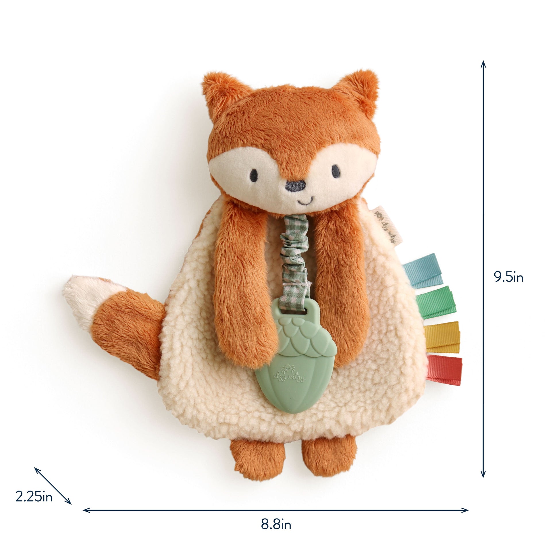 Babylist x Itzy Lovey™ Plush and Teether Toy - Alex the Fox (Babylist Exclusive!)