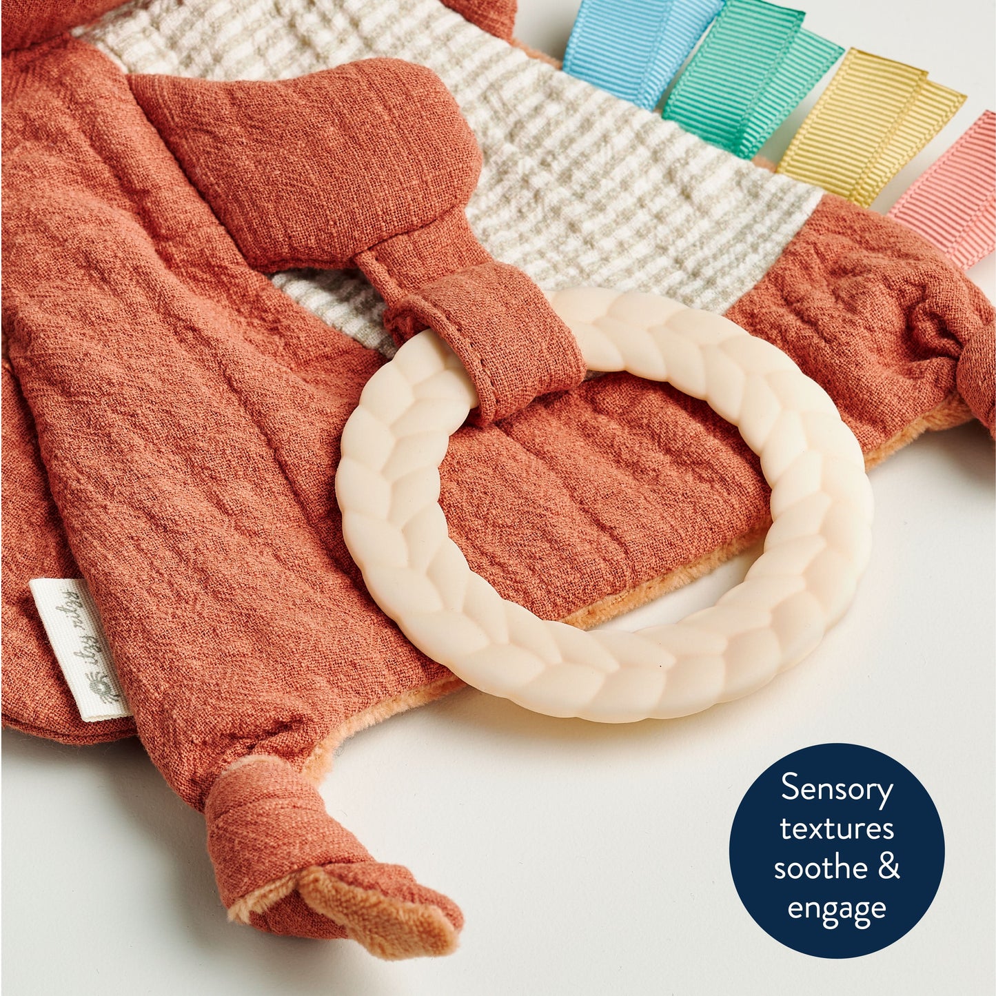 Bitzy Crinkle™ Sensory Crinkle Pal Fox
