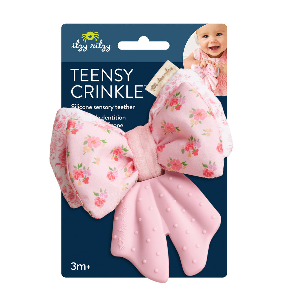 Teensy Crinkle™ Sensory Teether - Bow