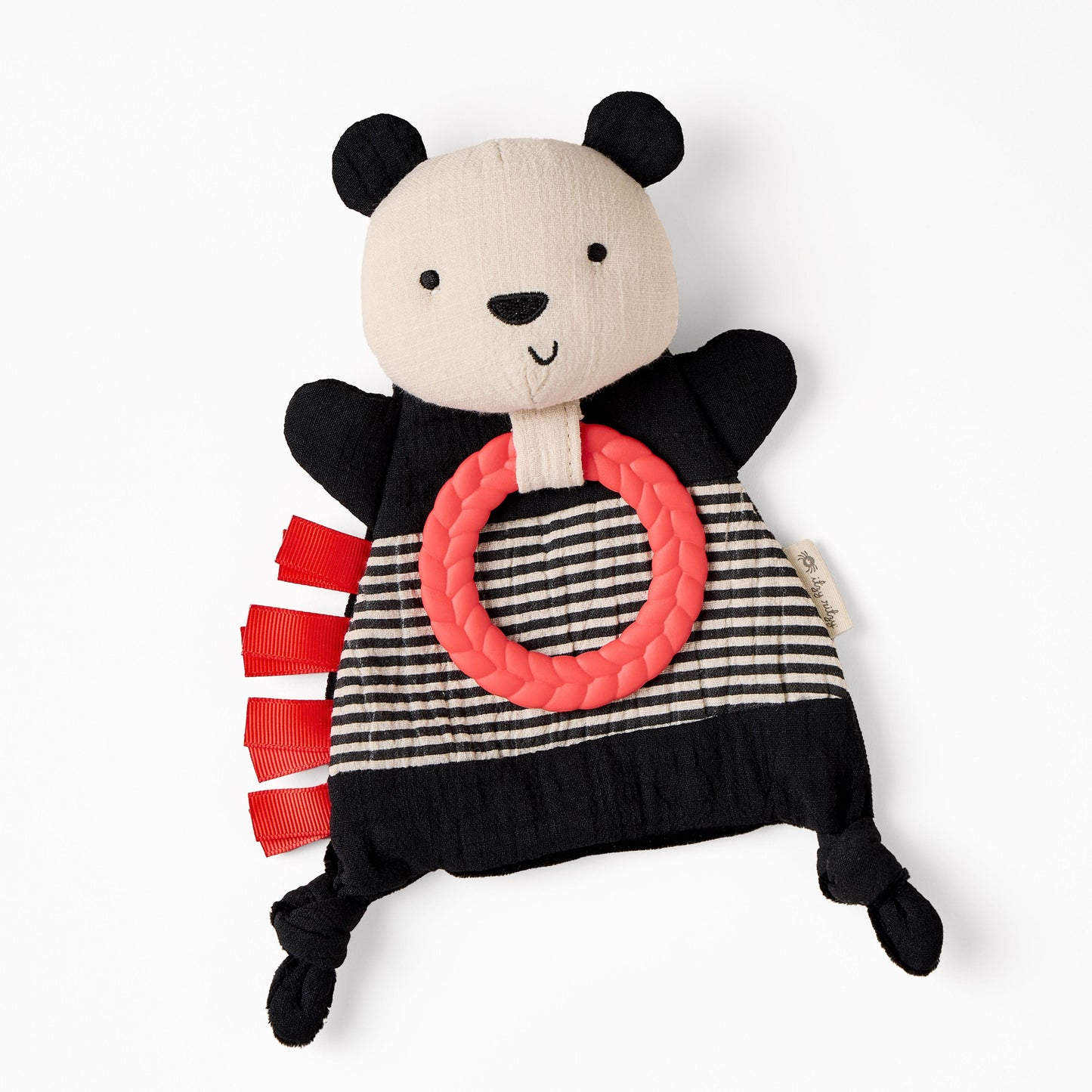 Bitzy Crinkle™ Sensory Crinkle Toy with Teether Toy Itzy Ritzy Panda